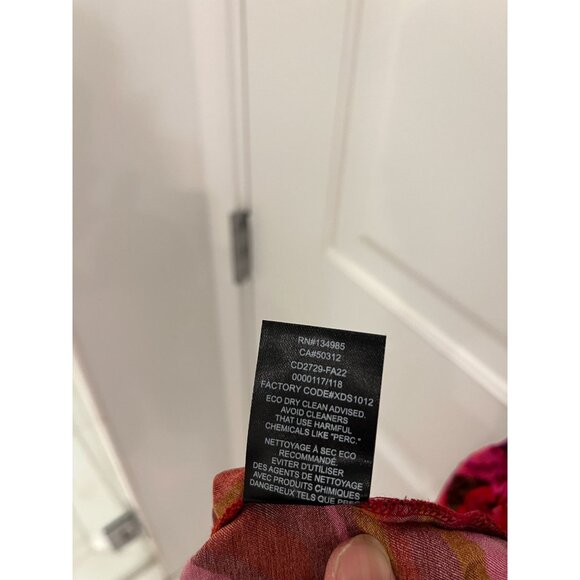 NWT For Love & Lemons Rita Midi Dress Funky Floral Asymmetrical Sz SMALL Cut Out - Picture 11 of 11